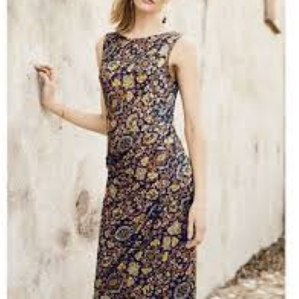 Peruvian Connection Sultanabad sheath dress new with tags
